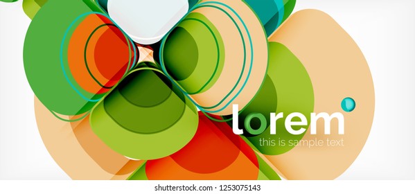 Fondo abstracto geométrico moderno, ilustración vectorial