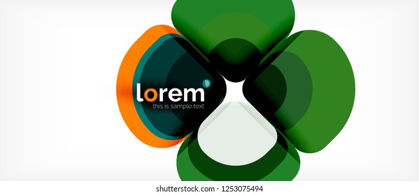 Geometric modern abstract background, vector illustration