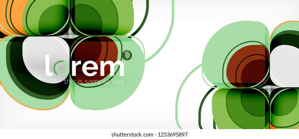 Fondo abstracto geométrico moderno, ilustración vectorial