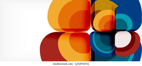 Geometric modern abstract background, vector illustration