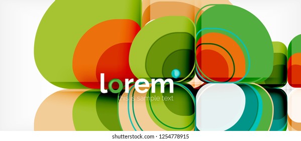 Geometric modern abstract background, vector illustration