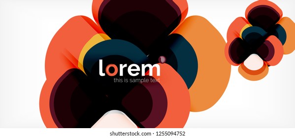 Geometric modern abstract background, vector illustration
