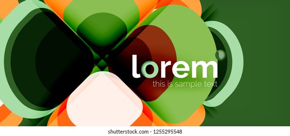 Geometric modern abstract background, vector illustration
