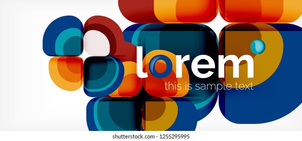Geometric modern abstract background, vector illustration