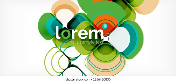 Fondo abstracto geométrico moderno, ilustración vectorial