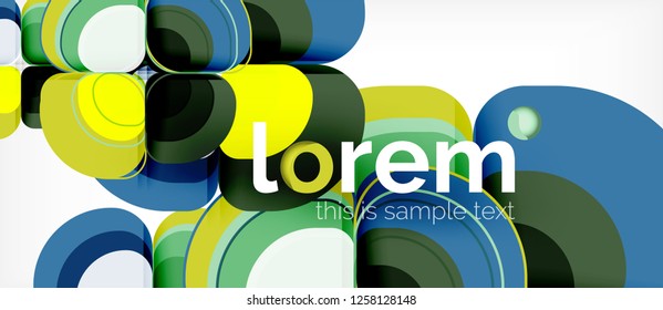 Geometric modern abstract background, vector illustration