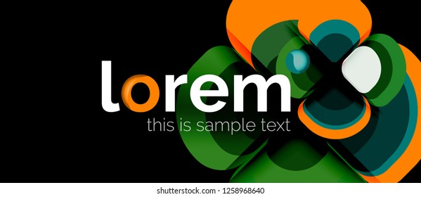 Geometric modern abstract background, vector illustration