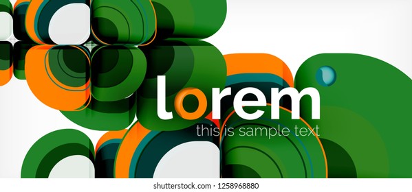 Geometric modern abstract background, vector illustration