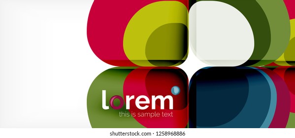 Geometric modern abstract background, vector illustration