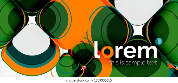 Geometric modern abstract background, vector illustration