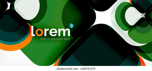 Fondo abstracto geométrico moderno, ilustración vectorial