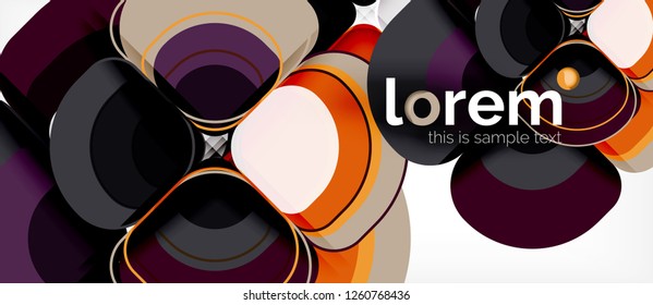 Geometric modern abstract background, vector illustration
