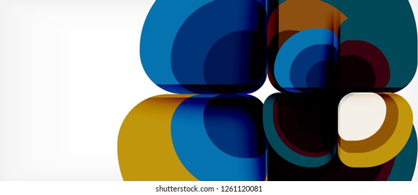 Geometric modern abstract background, vector illustration