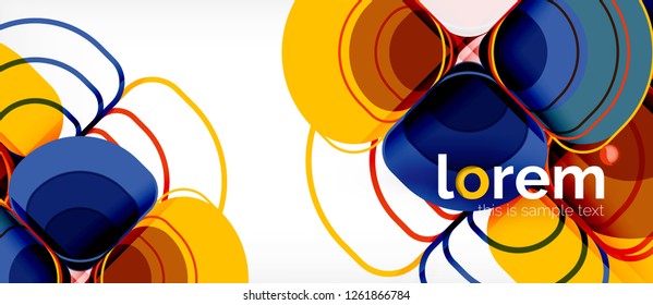Fondo abstracto geométrico moderno, ilustración vectorial