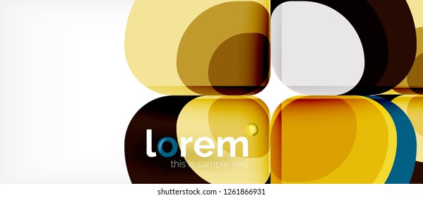 Geometric modern abstract background, vector illustration