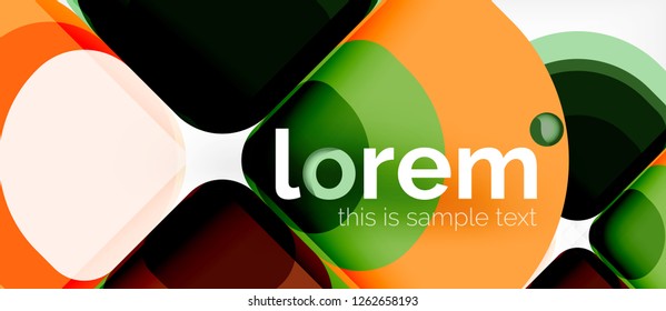 Geometric modern abstract background, vector illustration