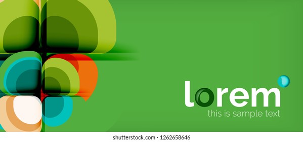 Geometric modern abstract background, vector illustration