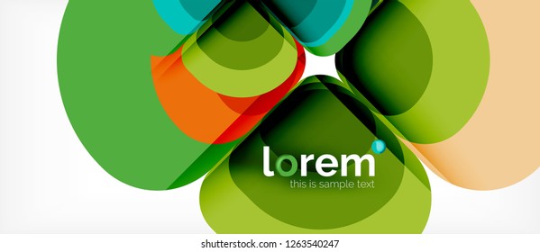 Geometric modern abstract background, vector illustration