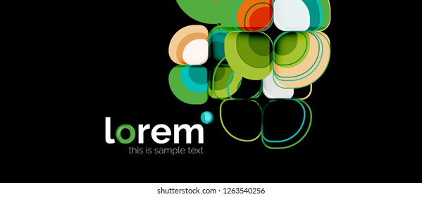 Geometric modern abstract background, vector illustration