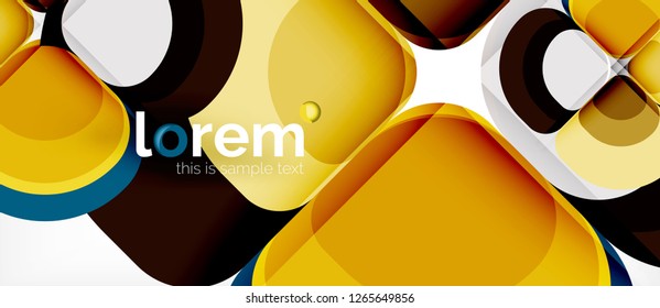 Geometric modern abstract background, vector illustration