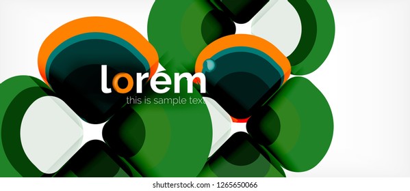 Geometric modern abstract background, vector illustration