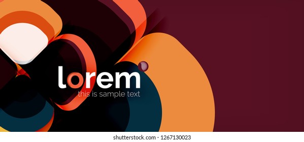 Fondo abstracto geométrico moderno, ilustración vectorial