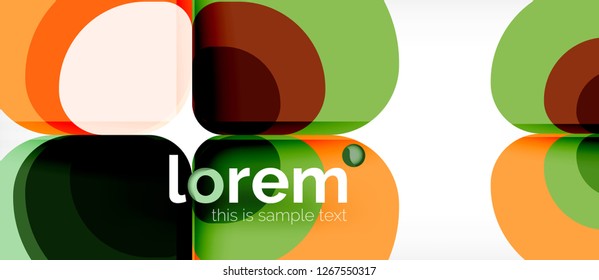 Geometric modern abstract background, vector illustration