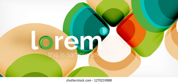 Geometric modern abstract background, vector illustration