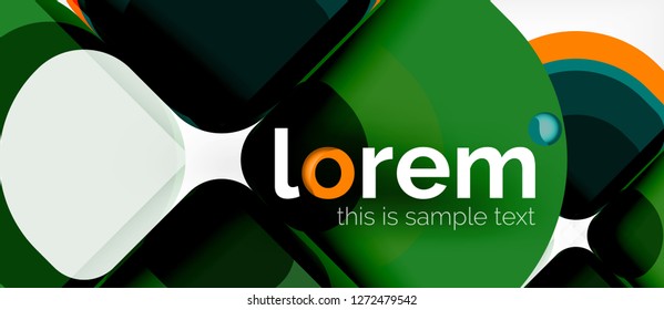Geometric modern abstract background, vector illustration