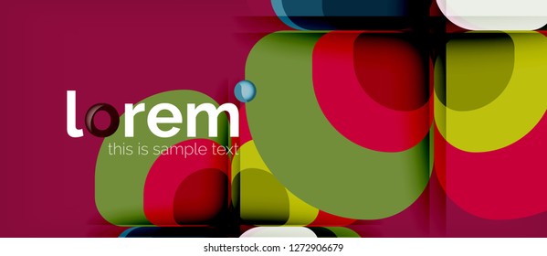 Fundo abstrato moderno geométrico, ilustração vetorial