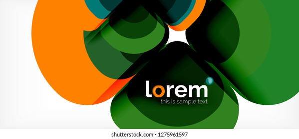 Geometric modern abstract background, vector illustration