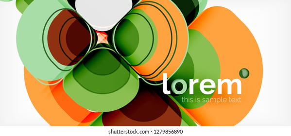 Geometric modern abstract background, vector illustration