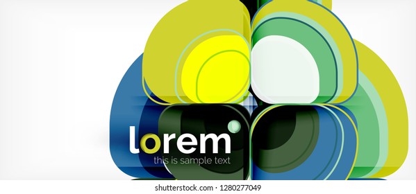 Geometric modern abstract background, vector illustration
