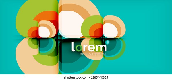 Geometric modern abstract background, vector illustration