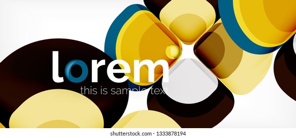 Geometric modern abstract background, vector illustration