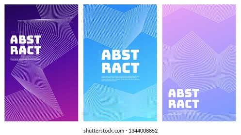 Geometric modern abstract background. Vector illustration