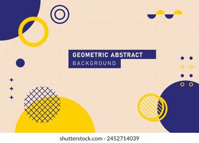 Geometric modern abstract template design background vector