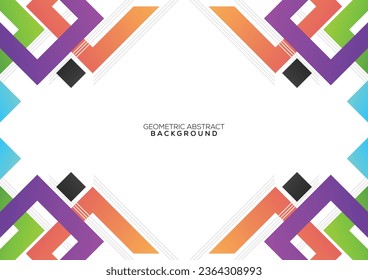diseño abstracto de fondo geométrico moderno