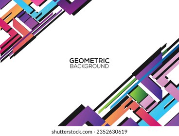 geometric modern background design modern line