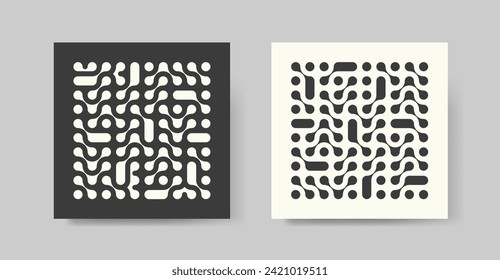 Geometric modern background. Design for wallpaper, banner, background, landing page, posters. Simple vector graphics.