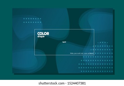 Geometric modern background. Dynamic shape composition eps10 -Vector