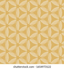 Fondo geométrico moderno. Patrón vectorial sin problemas. Textura dorada elegante