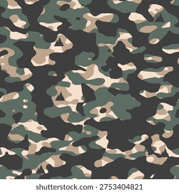 Geometric modern camouflage texture pattern.