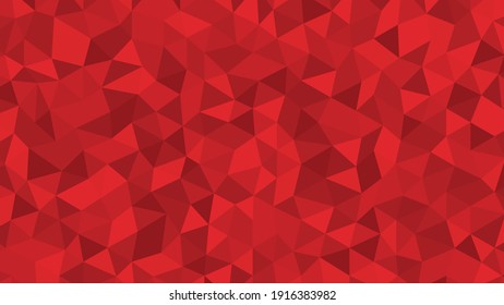 Diseño geométrico moderno. Fondo de mosaico rojo. Triángulo geométrico, mosaico, fondo abstracto. Textura mosaica. Ilustración del vector