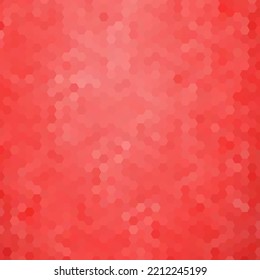 Geometric modern design. Red mosaic background. Geometric triangle, mosaic, abstract background. Mosaic texture. Vector illustration