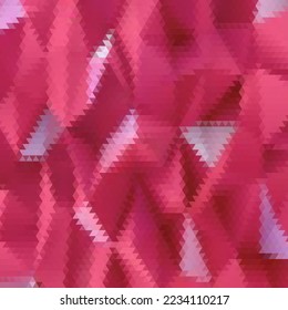 Geometric modern design. Red mosaic background. Geometric triangle, mosaic, abstract background. Mosaic texture. Vector illustration