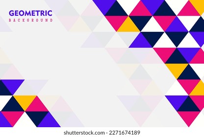 geometric modern element diagonal abstract background. Colorful template banner
