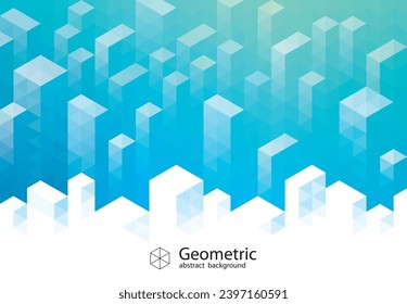 Geometric modern pattern of urban architecture abstract background.