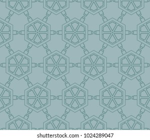 geometric modern seamless fashion pattern. original Vector illustration.