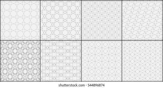 Geometric modern seamless pattern vector background